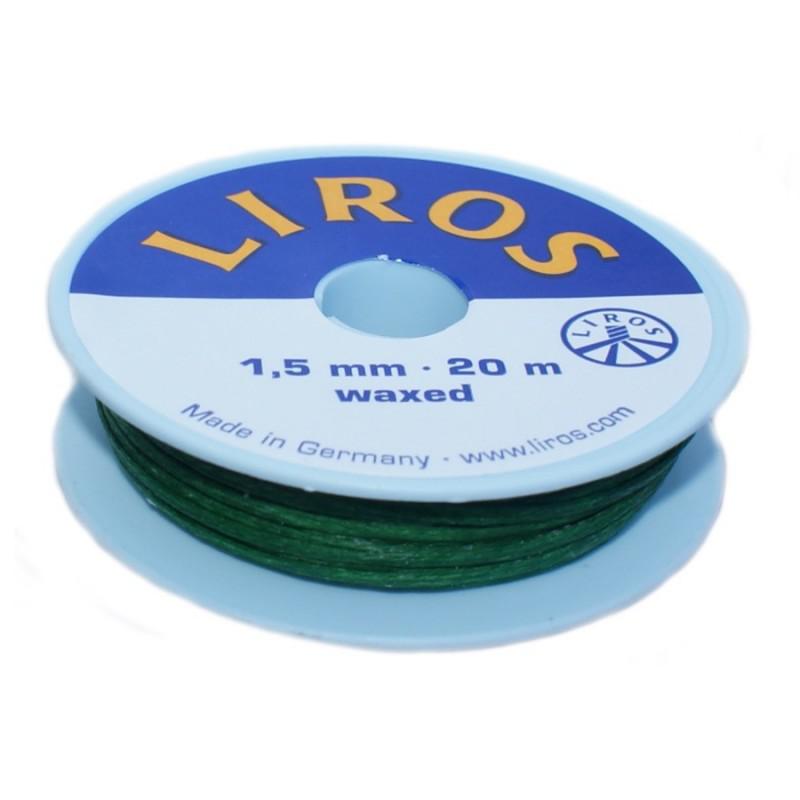LIROS WHIPPING TWINE 1,5mm 20m WAXED 