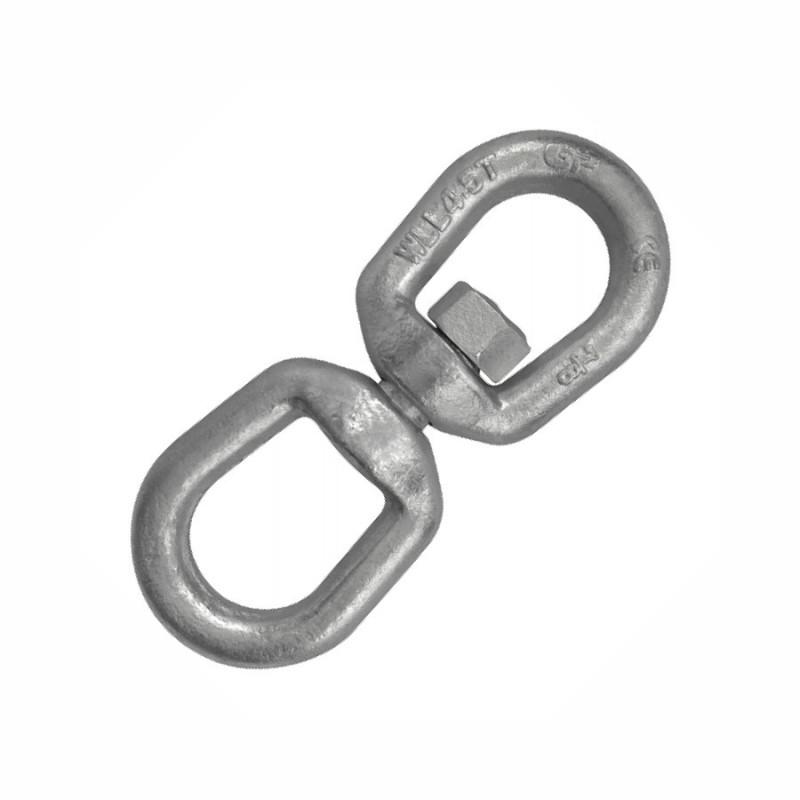 Certified green pin mooring swivel