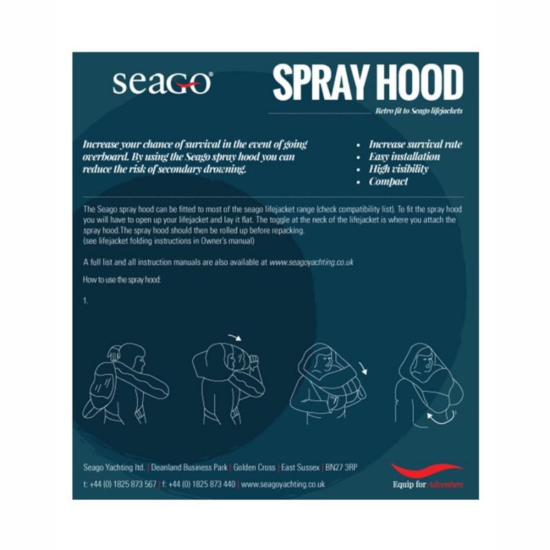 Seago Lifejacket Spray Hood