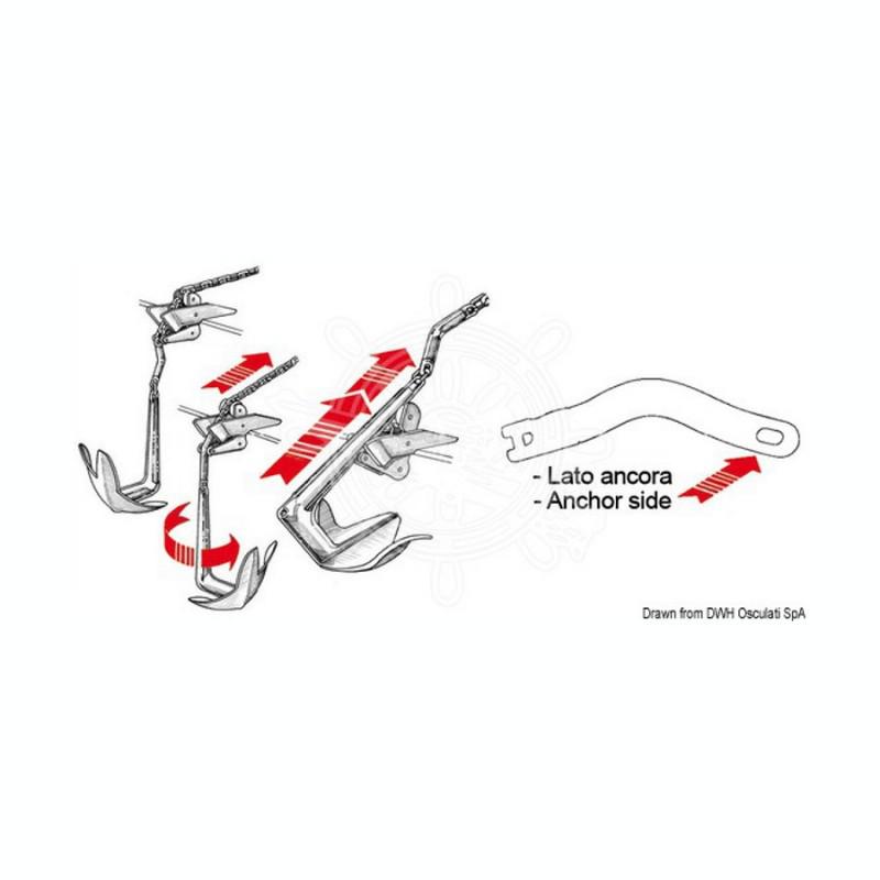 Osculati Twist Swivel Anchor Connector