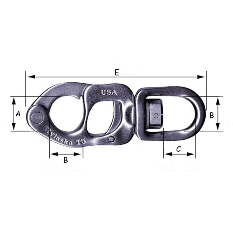 Tylaska T Dimensions Diagram