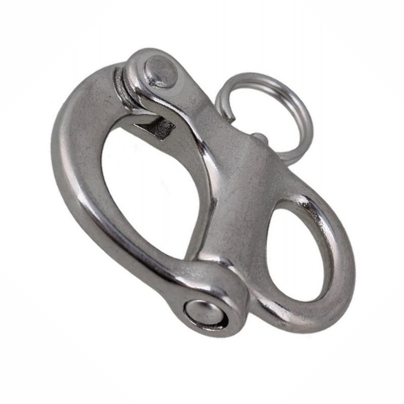 stainless steel snap shackle fixed eye