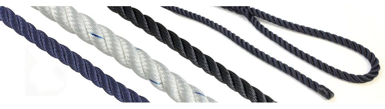 Polyester 3-Strand Navy Rope Sold by The Metre Mooring Rope Marine Rope 1, 8mm Boat Rope