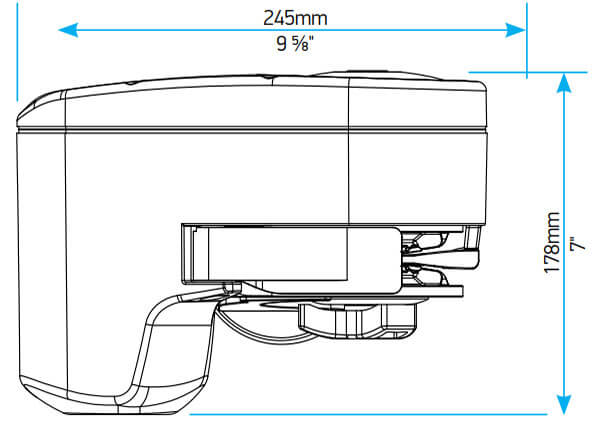Lewmar Pro-Series Horizontal Windlass - Diagram 2