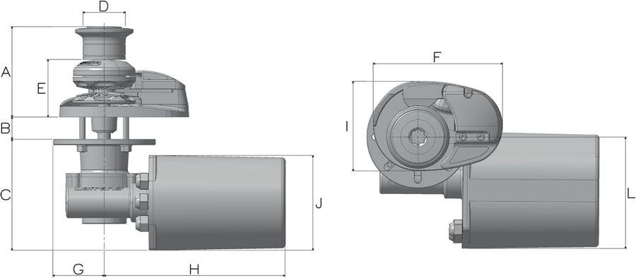 Lofrans X1 Dimensions