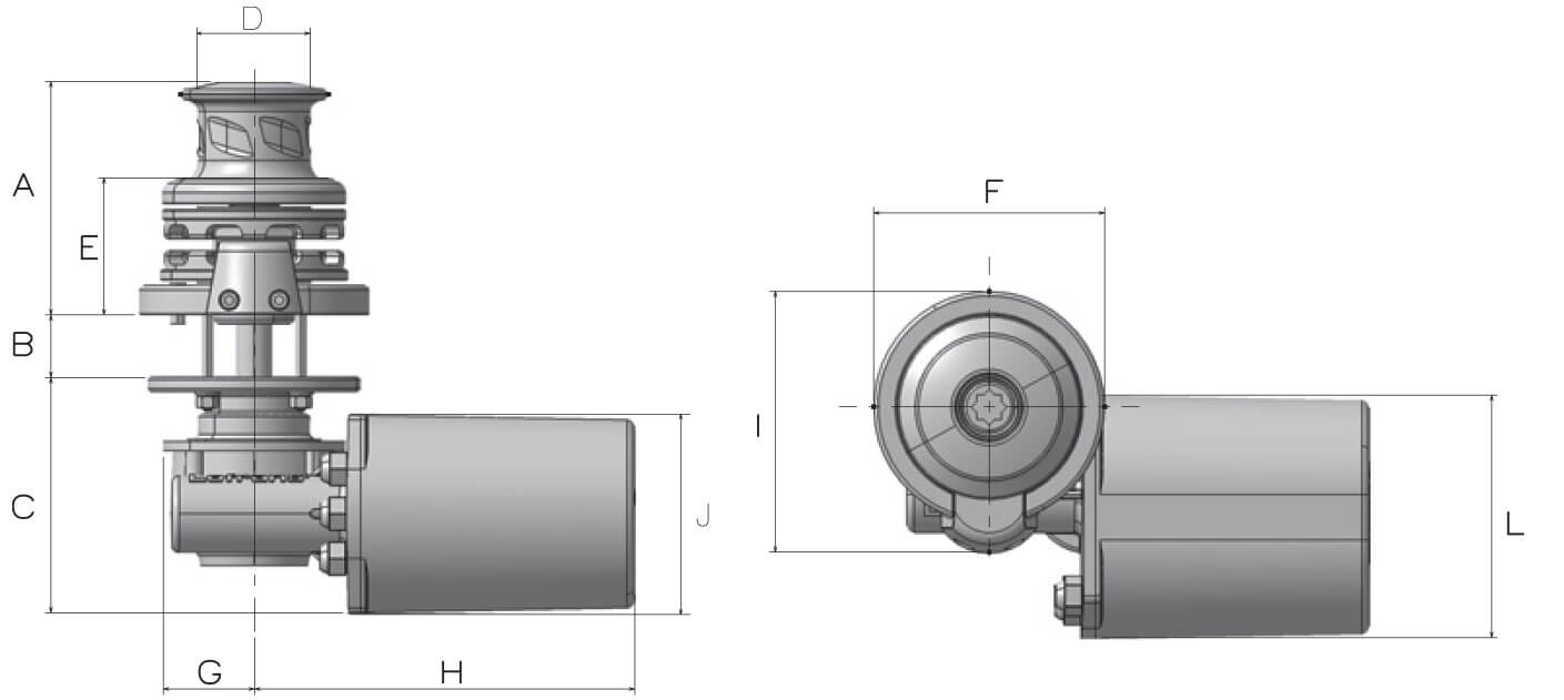 Lofrans SX2 Windlass Diagram