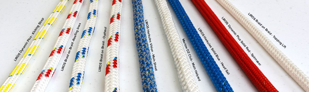 Colour Coding for Running Rigging - Cruising Ropes