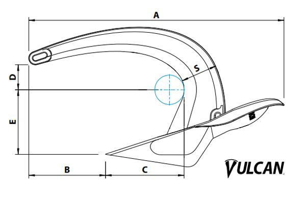 Vulcan Anchor Diagram