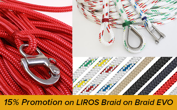 15% Promotion on LIROS Braid on Braid