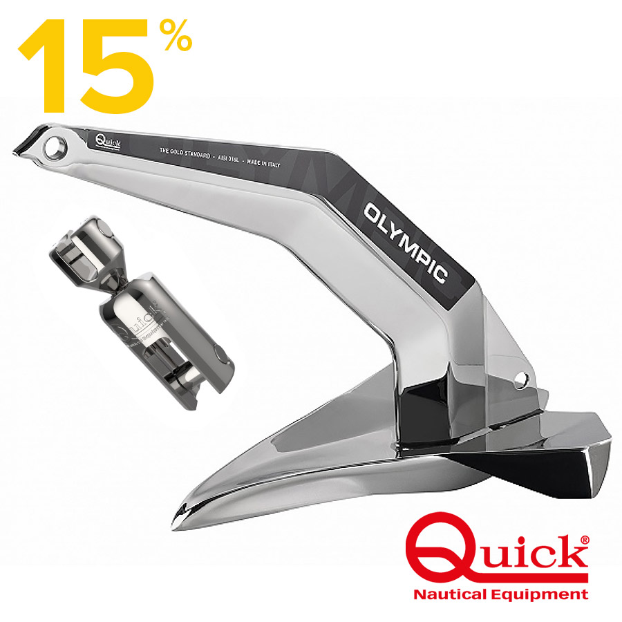 Quick Olympic Bright Polished Anchor and Swivel Promotion