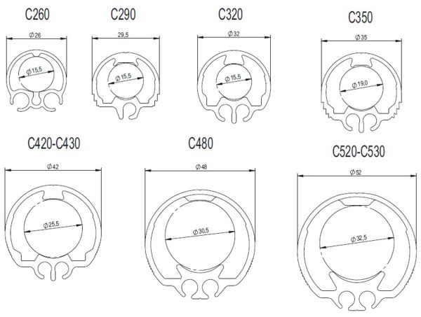 Profurl Cruising Foil Extrusion Profile and Dimensions