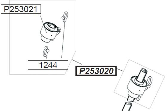 Profurl Top Swivel Kit Contents C350