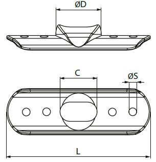 Hamma Shroud Terminal Backing Plates Dimensions